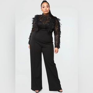 Lacey Ruffle Jumpsuit